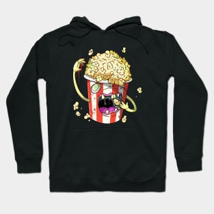 Cute Zombie Horror Movie Classic Popcorn Hoodie